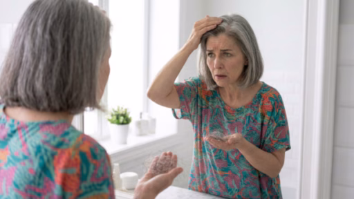 Cheveux qui tombent à la ménopause : causes et traitement naturel